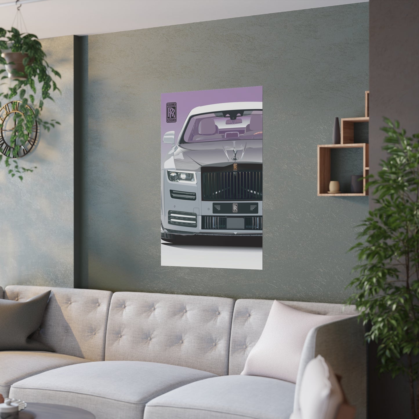 RR Ghost Satin Posters (210gsm) (African Violet)