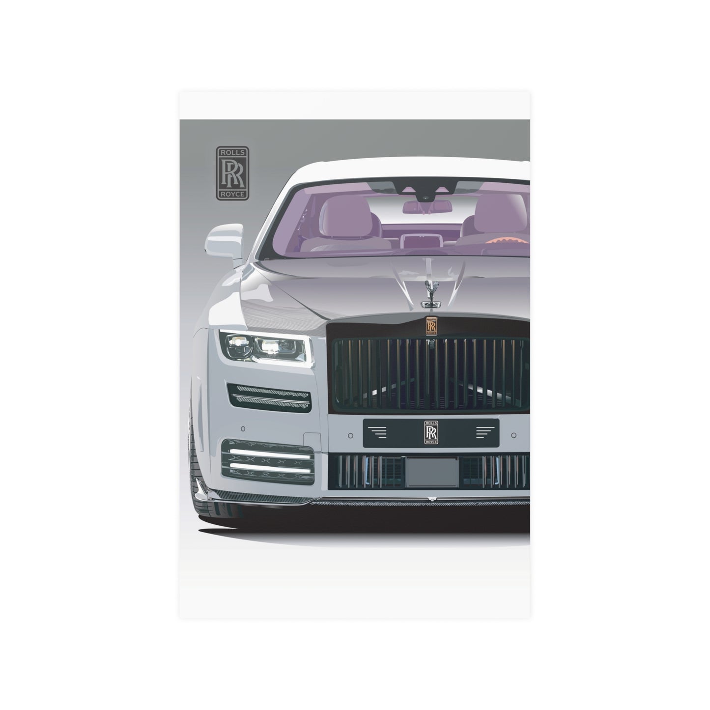 RR Ghost Satin Posters (210gsm) (Asphalt Grey)